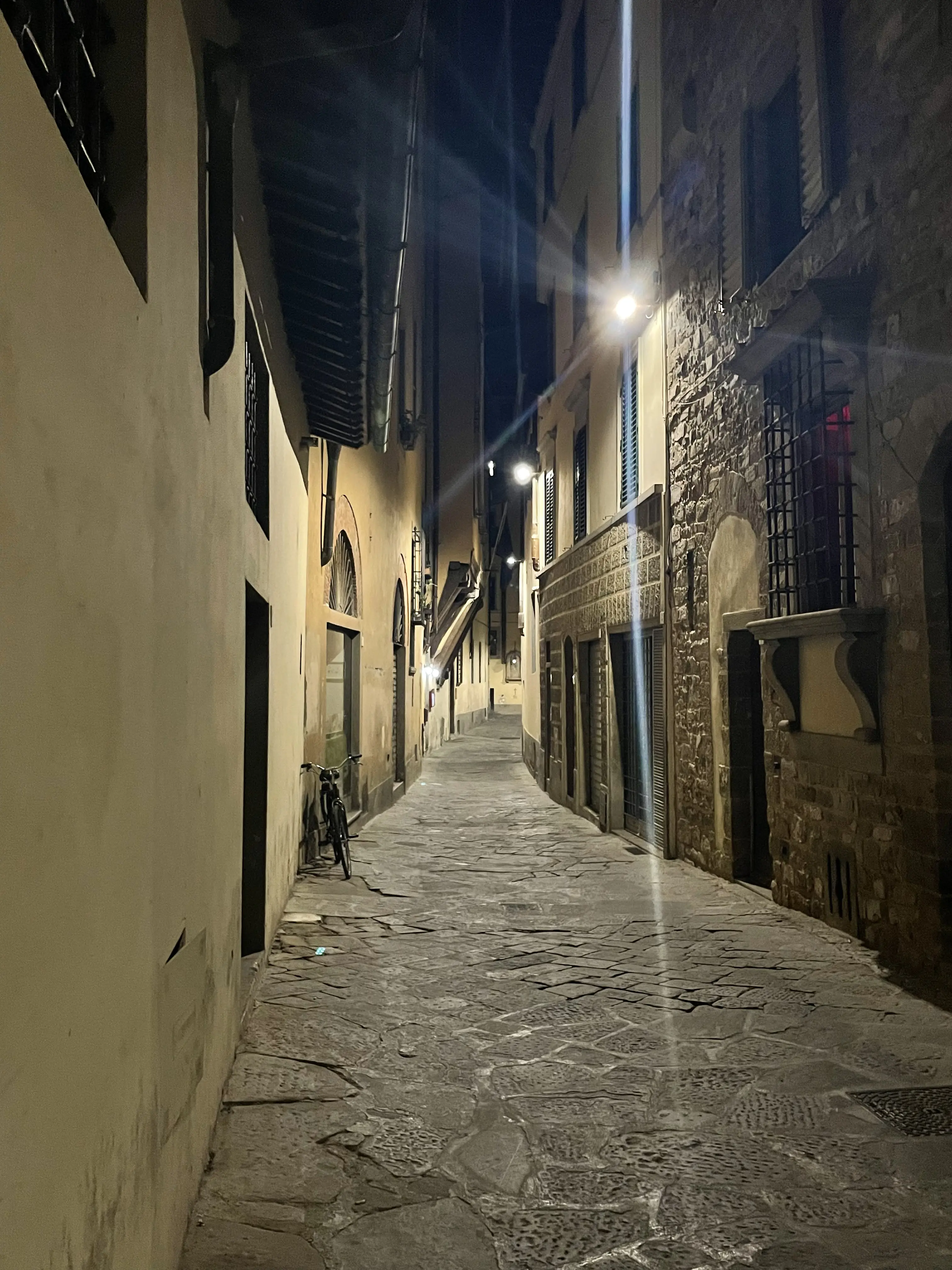 Атмосферная флорентийская улочка по дороге из ресторана